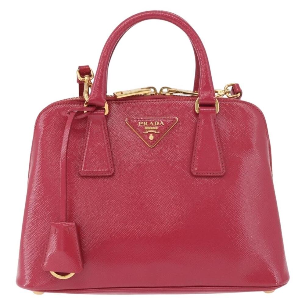 Prada Saffiano Galleria Handbag Pink